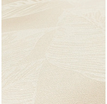 Närbild av en beige textiltapet med mönster