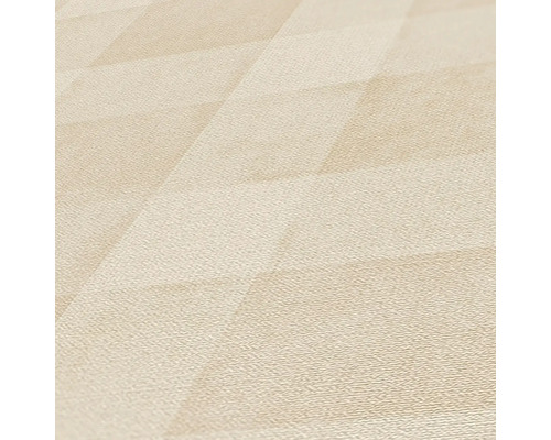 Närbild av en strukturtapet med geometriskt mönster