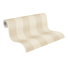 Tapet A.S CRÉATION Randig beige 10,05x0,53m