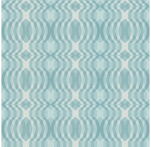 Tapet A.S. CRÉATION Retro geometrisk blå 10,05x0,53m