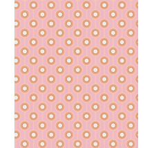 Tapet A.S. CRÉATION Retro rosa 10,05x0,53m