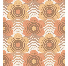 Tapet A.S. CRÉATION Retro blom orange 10,05x0,53m