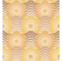 Tapet A.S. CRÉATION Retro blom gul 10,05x0,53m