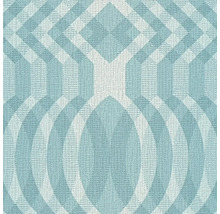Tapet A.S. CRÉATION Retro geometrisk blå 10,05x0,53m