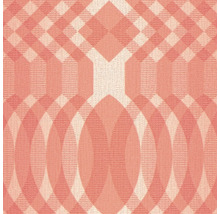 Tapet A.S. CRÉATION Retro geometrisk röd 10,05x0,53m