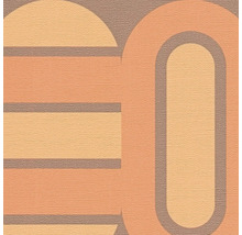 Tapet A.S. CRÉATION Retro orange 10,05x0,53m