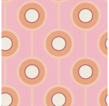 Tapet A.S. CRÉATION Retro rosa 10,05x0,53m