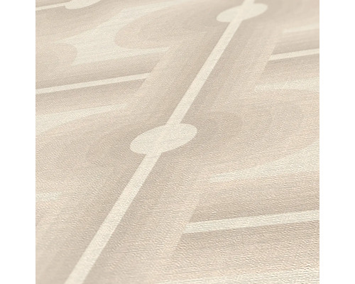 Tapet med geometriskt mönster av linjer och cirklar