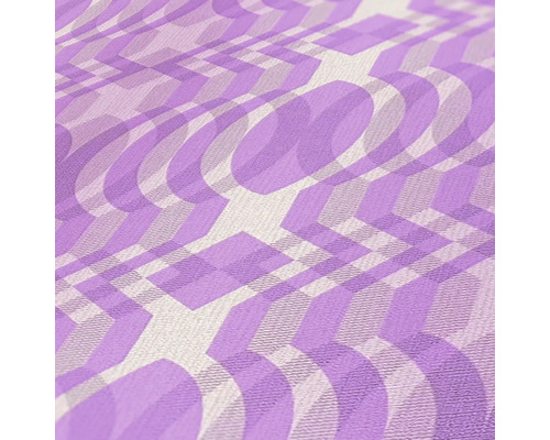 Närbild av en tapet med geometriskt mönster
