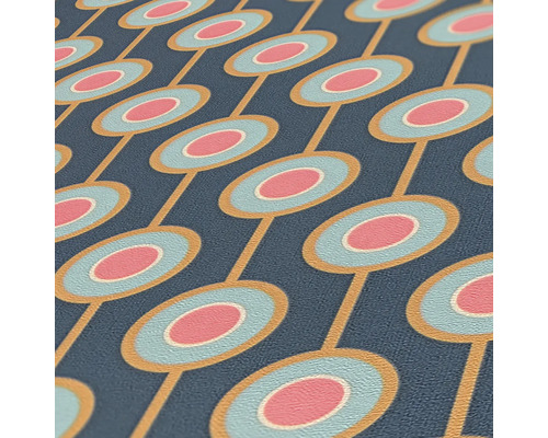 Tapet med geometriskt cirkelmönster