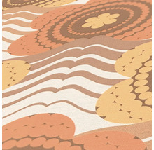 Tapet A.S. CRÉATION Retro blom orange 10,05x0,53m