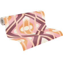 Tapet A.S. CRÉATION Retro ornament rosa 10,05x0,53m