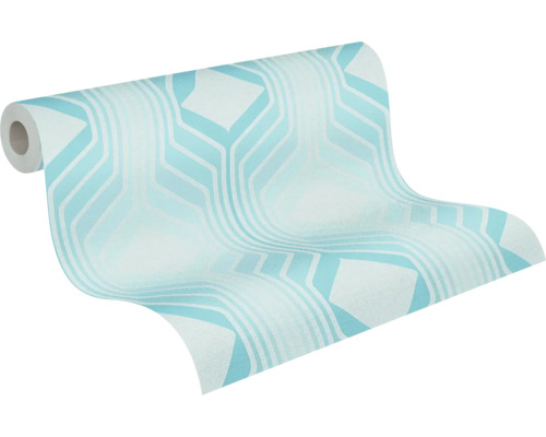 Tapetrulle med grafiskt mönster