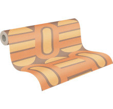Tapet A.S. CRÉATION Retro orange 10,05x0,53m