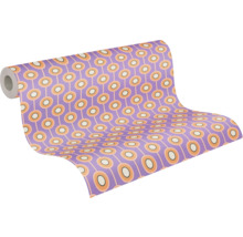 Tapet A.S. CRÉATION Retro lila 10,05x0,53m