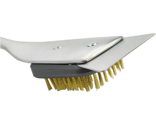 Grillborste med skrapa