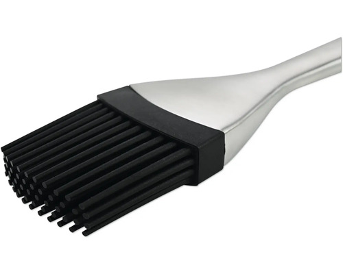 Silikon grillborste med rostfritt stålhandtag