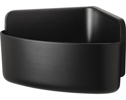 Hörnduschkorg TESA Lavaa corner basket S svart matt 17,5x13 cm