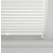 Plisségardin vid fönstret