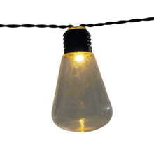 Glödlampa på ljusslinga