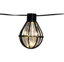 Dekorativ ljusslinga med en enda burlykta