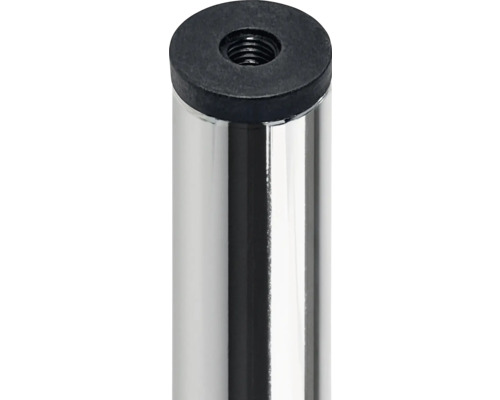 Metallmöbelben med gänga och plastfot