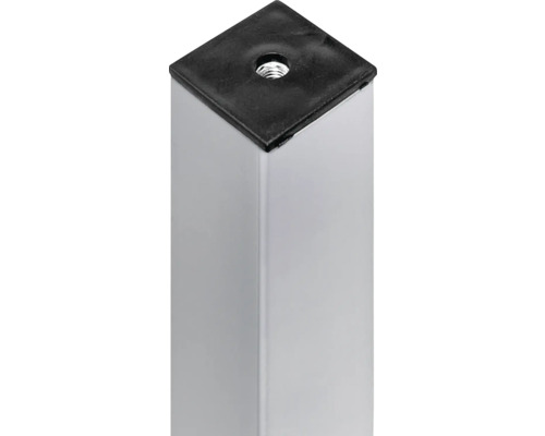 Bordsben i metall med monteringsplatta