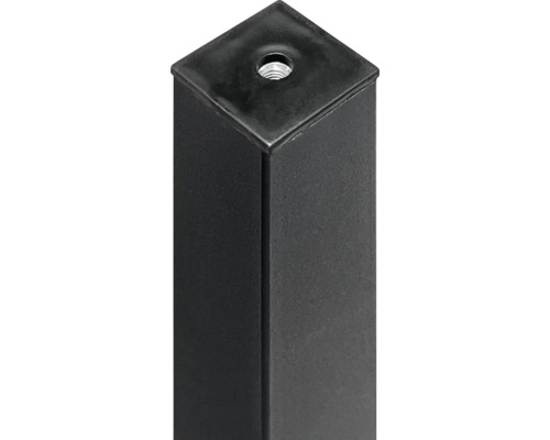 Bordsben av metall med gänga