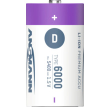 Ansmann D batteri litiumjon med 6000 mAh
