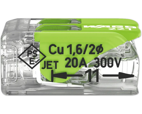 Wago anslutningsklämma för elektriska ledningar