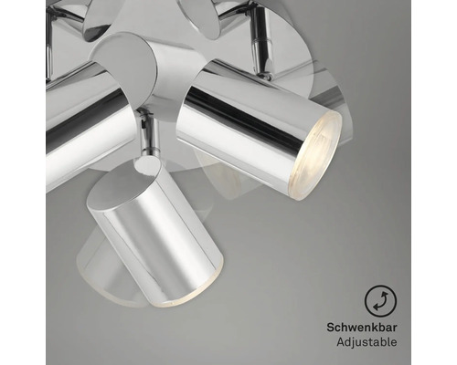 Taklampa med vridbara spotlights