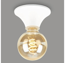 Taklampa med rund glödlampa
