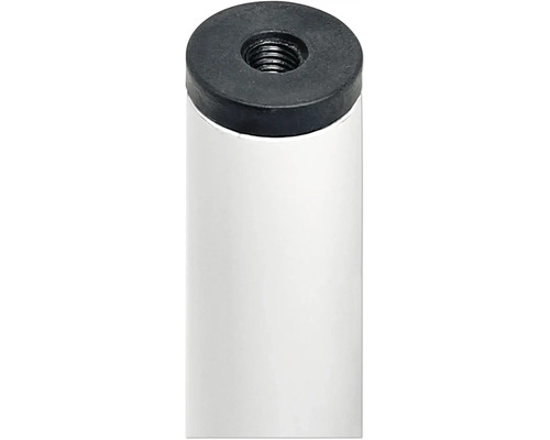 Enskild benbeslag för möbler med gänga