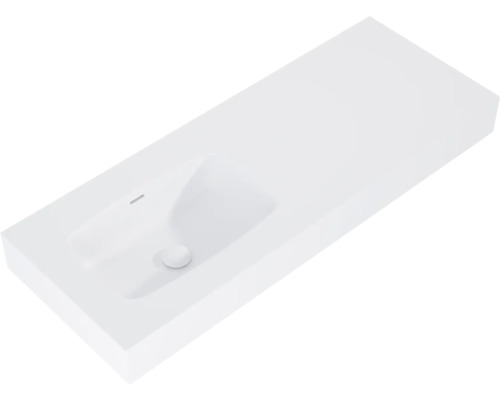 Tvättställsskiva med integrerat handfat