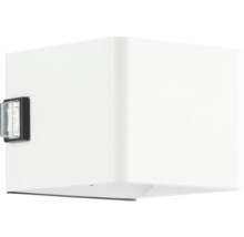 Vit vägglampa för inomhusbruk med orienteringsljus