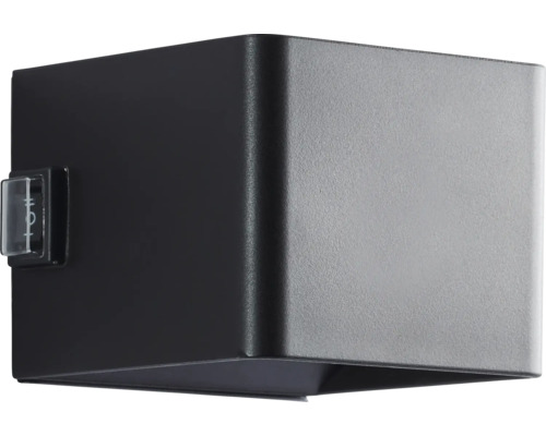 Kubisk vägglampa med strömbrytare