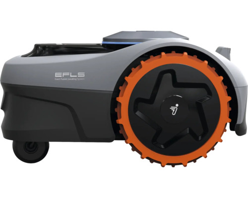 Sidovy av robotgräsklippare