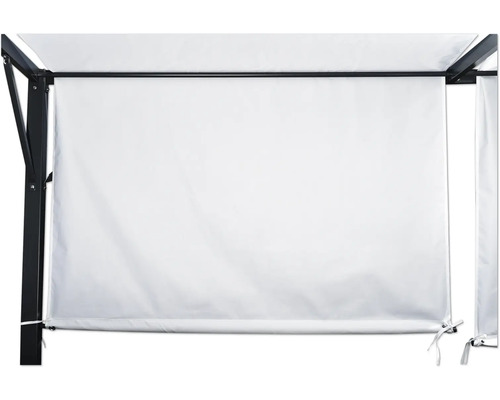 Paviljong sidovägg som vindskydd och insynsskydd