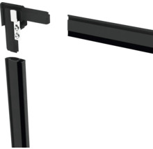 Komponenter i ett flugnätramsystem av aluminium