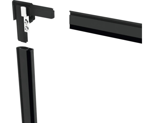 Komponenter i ett flugnätramsystem av aluminium