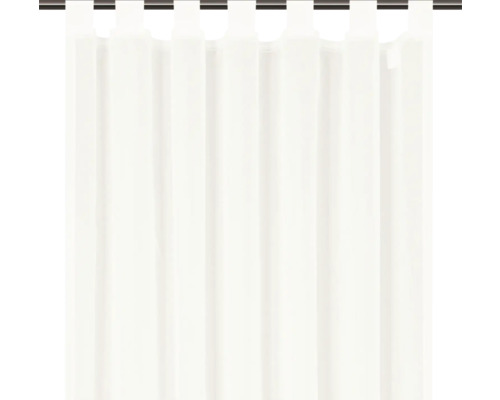 Gardin med öglor för fönsterdekoration