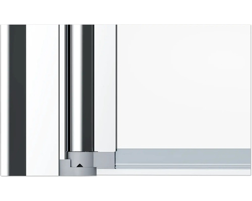 Detaljvy av duschkabins profiler