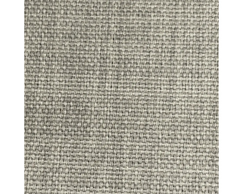 Närbild av ett grått möbeltyg med textur