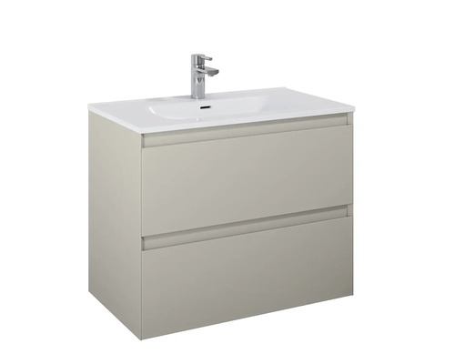 Tvättställsskåp med två lådor och tvättställsskål