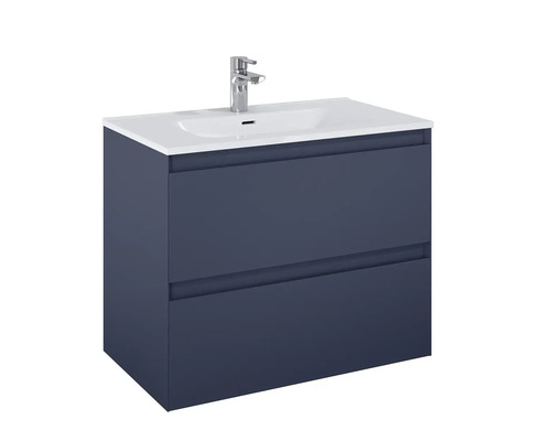 Tvättställsskåp med två lådor och tvättställ