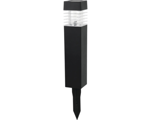 Solcellslampa LED svart 39cm 200mAh