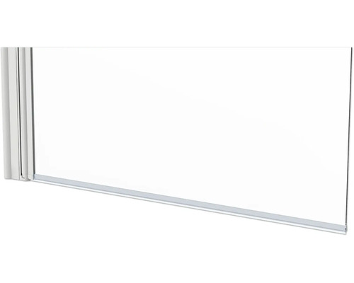 Duschvägg med ram och tätningslist