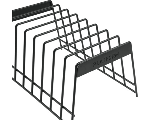 Tidningsställ i metall