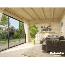 Friggebod PALMAKO Ines 11,1m² Slide natur