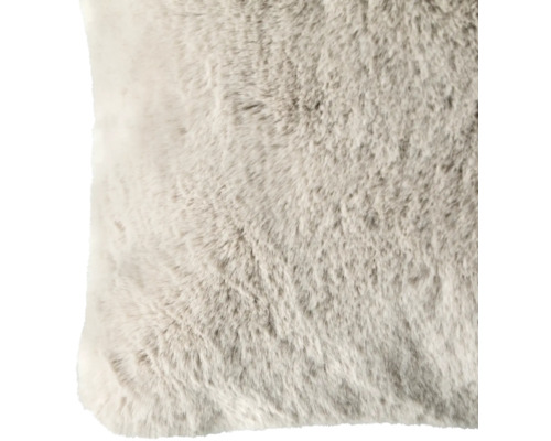 Dekorativ kudde med pälsstruktur